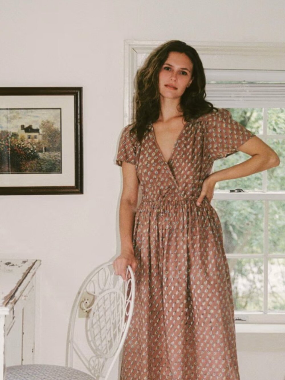 Christy Dawn The Dawn Dress Fern Mauve XL - Picture 3 of 3